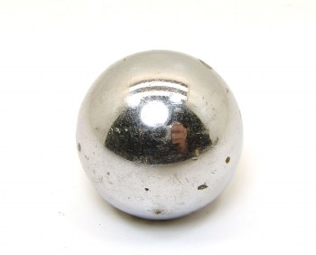 1969 Camaro Chrome 4 Speed Shifter Ball  Used Original GM 3/8 Thread As Original