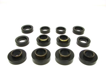 1967-1981 Camaro Firebird Nova Urethane Subframe &amp; Rad Support Bushings Black