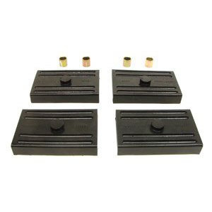 1967 1968 1969  Camaro Firebird Nova Urethane Multi Leaf Spring Pads Black