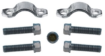 1969-1974 Camaro &amp; Firebird Pinion Flange Straps &amp; Bolt Kit  GM# 3883979 &amp; 3887348