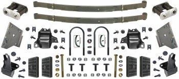 1968 1969  Camaro &amp; Firebird Rear Suspension Kit 4 leaf Multi-leaf Springs OE Correct