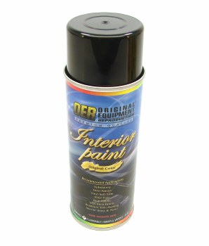 1967-1981 Camaro &amp; Firebird Interior Paint 12 Oz Spray Can  Black