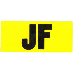 1969 Camaro 396-375 HP L-89 Engine Valve Cover ID Code Decal (JJ) w/L89 &amp; M/T