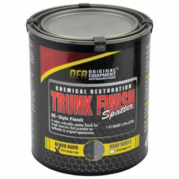 1967 1968 1969 Camaro Firebird Chevelle Nova Trunk Spatter Paint Quart OE Quality Black &amp; Aqua
