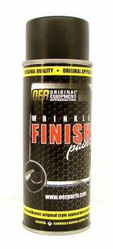 1965-1981 Camaro &amp; Firebird Wrinkle Finish Paint 12 Oz Spray Can  Black