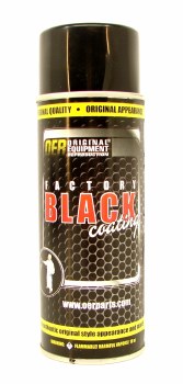 1965-1981 Camaro &amp; Firebird Low Gloss Factory Black Paint 12 Oz Spray Can Black