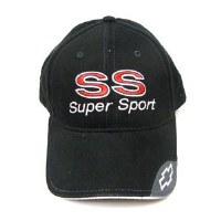 1967-81 Camaro Super Sport SS Baseball Style Cap Black