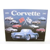 1953-1967 Corvette 1953-1967 Corvette Metal Sign