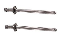 1967 1968 1969 Camaro Firebird Chevelle Nova Vin Plate Installation Rosette Rivets Pair Stainess Clear GM# 9423220