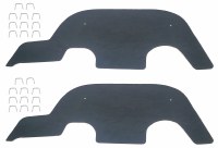 1966 Chevelle & El Camino Splash Shields With Staples OE Style  Made In The USA!