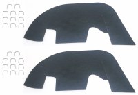 1969-1972 Chevelle & El Camino Splash Shields With Staples OE Style  Made In The USA!