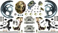 1969 Camaro  Power Disc Brake Conversion Kit Single Piston & Import 2 Pc Rotors