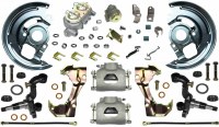 1969 Camaro  Manual Disc Brake Conversion Kit Single Piston & 1 Piece Rotors