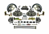 1967 1968 1969 Camaro Manual Front Wheel Disc Brake Conversion Kit Master Cylinder Valve 2 Calipers & 2 Rotors