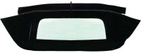 1967 1968 1969  Camaro & Firebird Convertible Top Zippered Rear Window Only Black