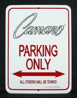 1964-1981 Camaro Camaro Wall Sign  "Camaro Parking Only"