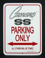 1964-1981 Camaro Camaro Wall Sign  "Camaro SS Parking Only"