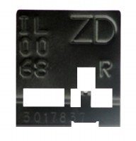 1969 Camaro Harrison Radiator ID Tag GM# 3017837 (ZD) 396 & w/Manual