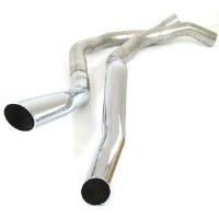 1967 1968 1969 Camaro Exhaust Tailpipes Chrome Tip