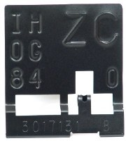 1968 1969  Camaro Harrison Radiator ID Tag GM# 3017131 (ZC) 327 350 AC HD w/Auto