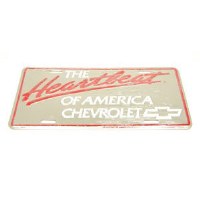 1967-1981 Camaro Chevelle Nova  License Plate  "Heartbeat Of America"