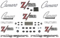 1969 Camaro Z/28 RS Rally Sport Emblem Kit w/302 & Cowl Emblems OE Quality!