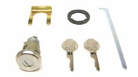 1967 Camaro & Firebird Trunk Lock Kit w/Original Style Pearhead Keys