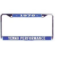 1970 Camaro Chevelle Corvette Nova  Yenko Performance License Plate Frame