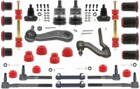 1968 1969 Camaro Major Urethane Front Suspension Kit w/PS & Red Bushings USA