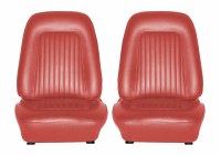 1967 1968 Camaro Standard Interior Bucket Seat Covers  Red