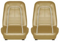 1967 Camaro Deluxe Interior Bucket Seat Covers  Gold