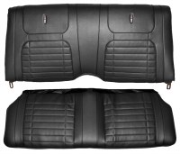 1968 Camaro Deluxe Interior Fold Down Rear Seat Covers  Black