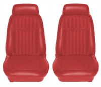 1969 Camaro Deluxe Comfortweave Interior Bucket Seat Covers  Red
