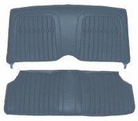 1969 Camaro Coupe Deluxe Comfortweave Interior Rear Seat Covers  Dark Blue