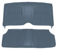 1969 Camaro Deluxe Comfortweave Interior Fold Down Rear Seat Covers  Dark Blue