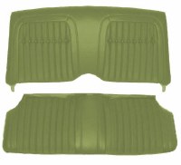 1969 Camaro Deluxe Comfortweave Interior Fold Down Rear Seat Covers  Dark Green