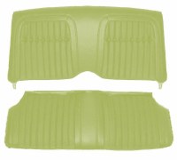 1969 Camaro Deluxe Comfortweave Interior Fold Down Rear Seat Covers Lt Green