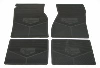 1967 1968 1969  Camaro Rubber Floor Mats "Camaro SS" Logo  Black