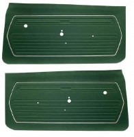 1969 Camaro Standard Interior Door Panels  Unassembled  Dark Green