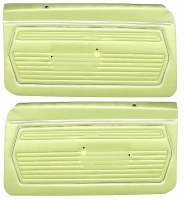 1969 Camaro Standard Interior Pre-Assembled OE Style Door Panels  Moss Green