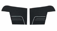 1969 Camaro Convertible Standard Interior Rear Side Panels  Black