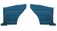 1969 Camaro Coupe Standard Interior Rear Side Panels  Dark Blue