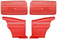 1969 Camaro Coupe Pre-Assembled Front & Rear Door Panel Kit  Red