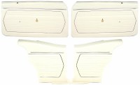 1969 Camaro Coupe Pre-Assembled Front & Rear Door Panel Kit  White
