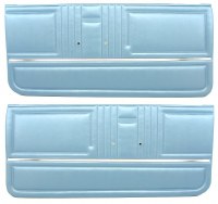 1967 Camaro & Firebird Standard Interior Pre-Assembled Door Panels  Light Blue