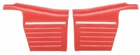 1968 Camaro Convertible Standard Interior  Rear Side Panels  Red