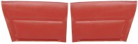 1968 1969 Camaro Convertible Deluxe Interior Rear Side Panels  Red