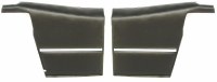 68 69 Camaro Convertible Deluxe Interior Pre-Assembled Rear Side Panels  Black