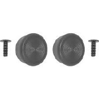 1968-1981 Camaro Firebird Chevelle Nova Window Crank Knobs Black Pair
