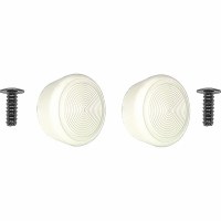 1968-1981 Camaro Firebird Chevelle Nova Window Crank Knobs White Pair